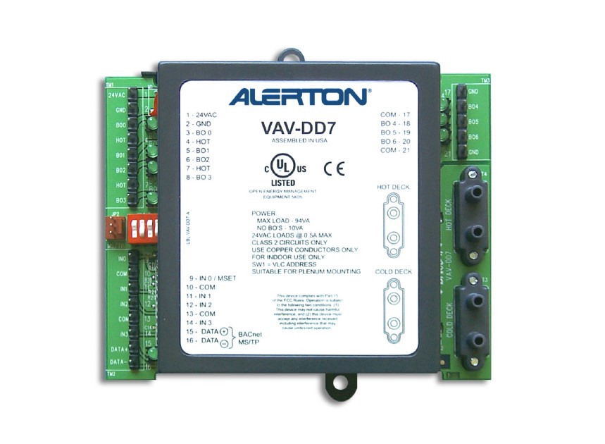 Alerton IBEX TX-VAV Terminal Unit Controller With Pressure Transducer - Used